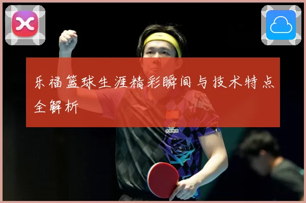 乐福篮球生涯精彩瞬间与技术特点全解析